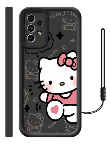 Para Funda De Silicona Para Samsung Hello Kitty Design +