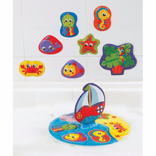 Imagen 3 de 5 de Juguete Baño Playgro Floaty Boat Bath Puzzle