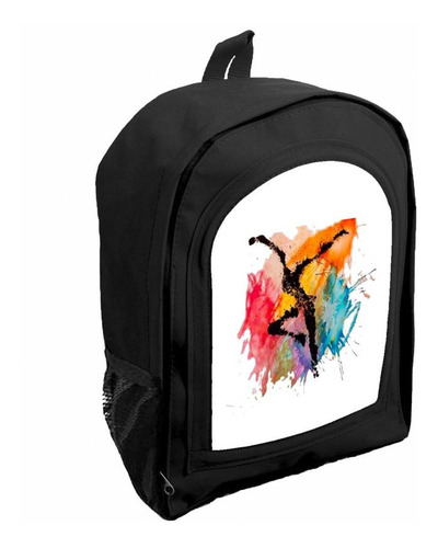 Mochila Negra Infantil Nena Nene Danza Ballet Rr5