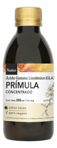 Aceite De Primula Natier X 250 Ml Sabor Cacao