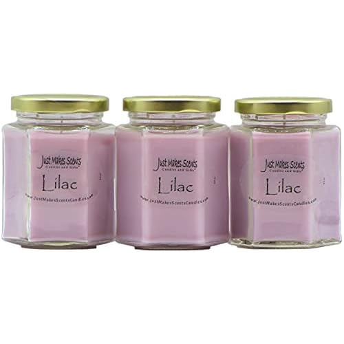 Pack De 3 Velas De Soja Aroma Lila De Just Makes Scents