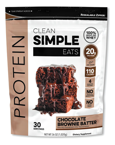 Clean Simple Protein Chocolate Brownie Batter 1.02kgs