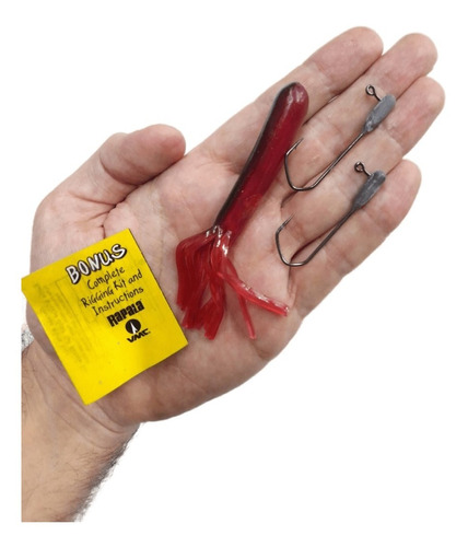 10 Señuelos De Goma Storm Pulpito Calamar 10cm Con Jigs Head