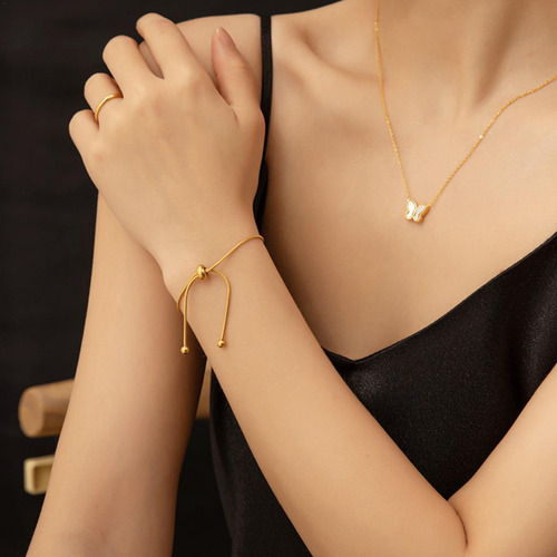 L Pulsera De Cadena De Oro Pulsera De Eslabones De Cadena