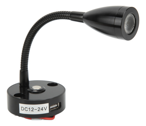 Lectura Led Rv, Cuello Flexible, 3 Colores, 1224 V, 3 W, Usb