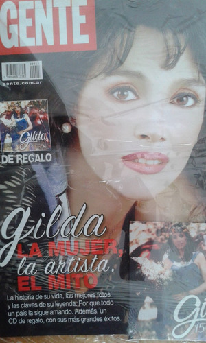 Revista Gente + Cd  Gilda La Mujer , La Artista ,  El Mito