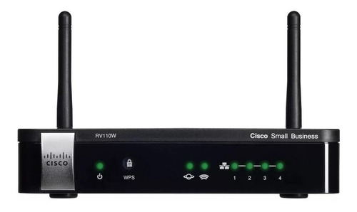 Router Cisco RV110W negro