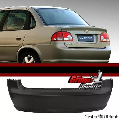 Parachoque Traseiro Corsa Sedan 2002 2003 2004 2005 A 2012