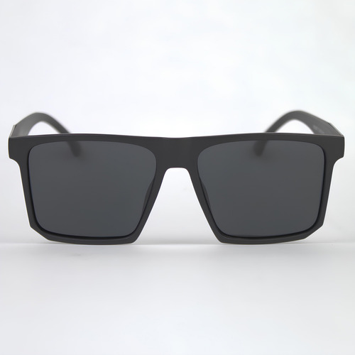 Óculos De Sol Preto Polarizado Masculino Com Metal Vh 6289