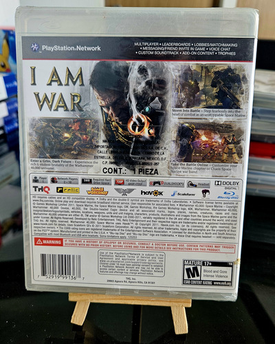 Space Marine Ps3 Nuevo/sellado (Usado)