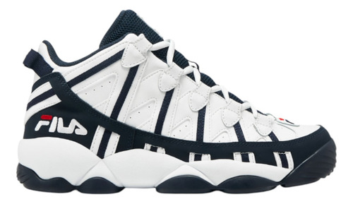 Tenis Fila Hombre Caballero Stackhouse Spaghetti Azul Basquetbol