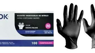 Guantes Desechables De Nitrilo M-100 Pzas Evok Mayor Detal 