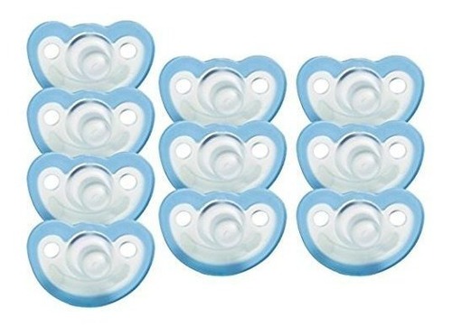 Jollypop 3 + Meses Chupete 10 pack, Sin Perfume, Color Azul