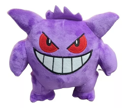 Pokemon Roxo Gengar De Pelúcia 18cm Raro