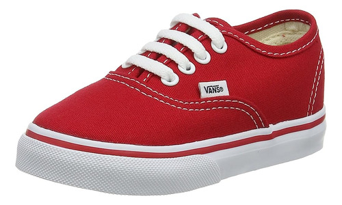 Vans Baby Boys Authentic-k, Red, 10 Infant