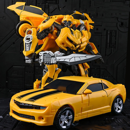 Transformers Bumblebee Camaro Miniatura Coche Transformación