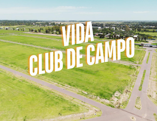 Terreno En Venta Vida Club De Campo En Funes, Lote 60 Con Fondo Al Reservorio Y Fondo Norte