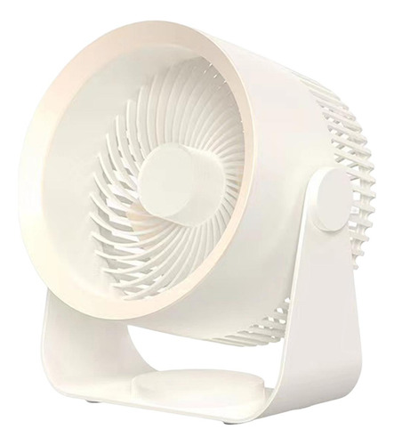 Ventilador De Circulação De Ar De Branco Recarregável