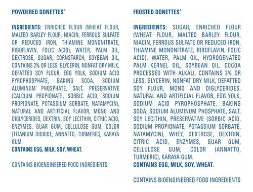 Hostess Donettes Mini Donas 2 Sabores (32paquetes)