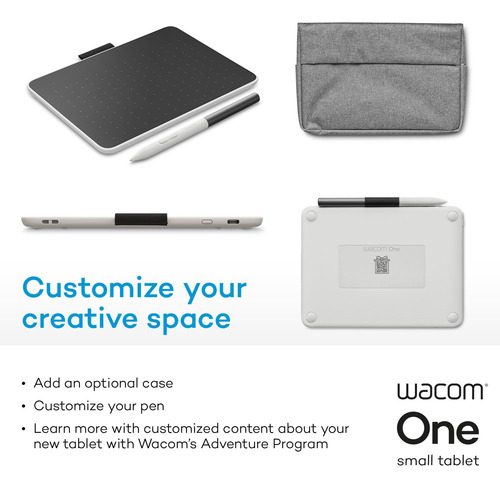 Tableta De Dibujo Wacom One Bluetooth Pequeña 7.4x5.5 Androi