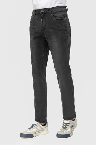 Jeans Hombre Skinny Negro Iv Fashion's Park