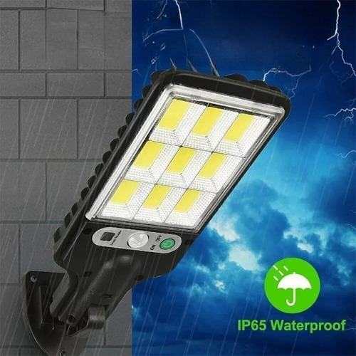 Lámpara Solar Led Pared Sensor Movimiento Intensidad Smart