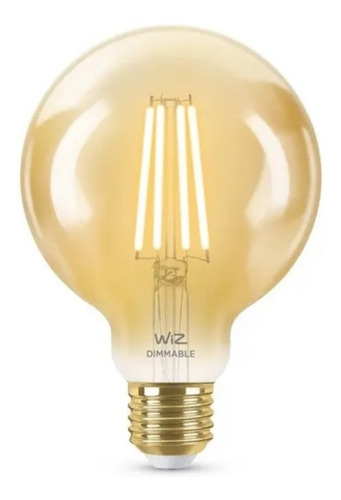 Lámpara Led Wiz Wifi Filamento Globo G95 E27 6.9w Reyofertas