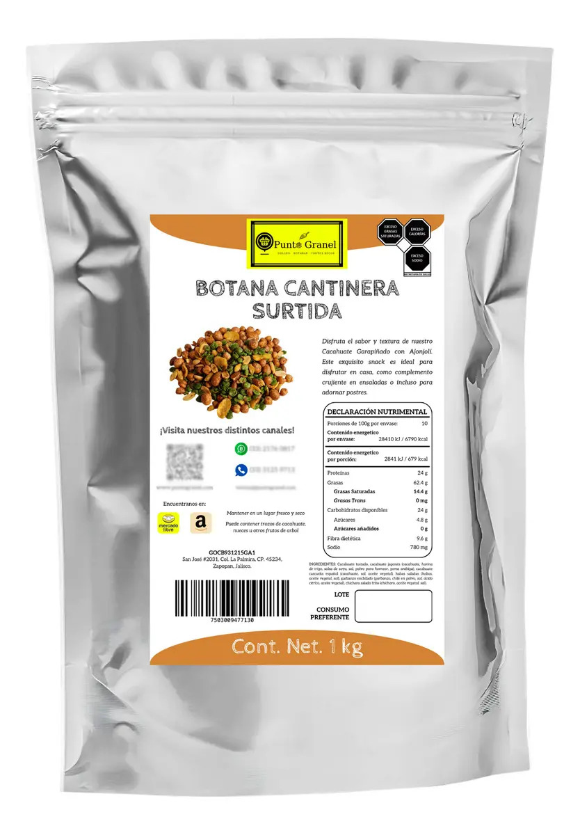 Botana Cantinera Surtida - Botana Mixta 1kg