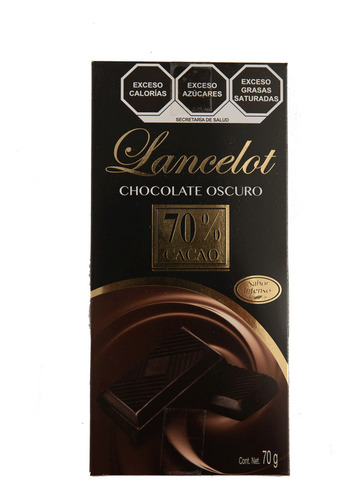 Chocolate Oscuro 70% Cacao Lancelot 70gr