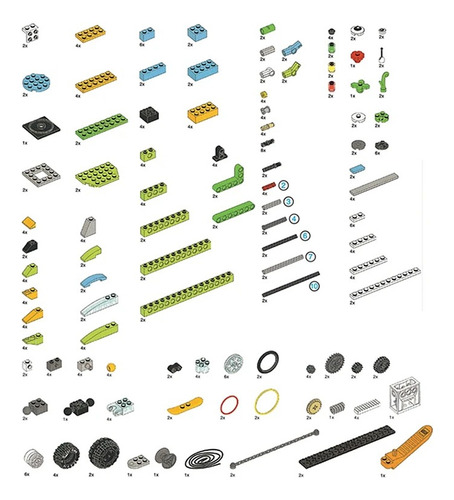 Kit De Robotica Por Piezas Compatible Con Lego Wedo 2.0 Wedo 2.0 Azul