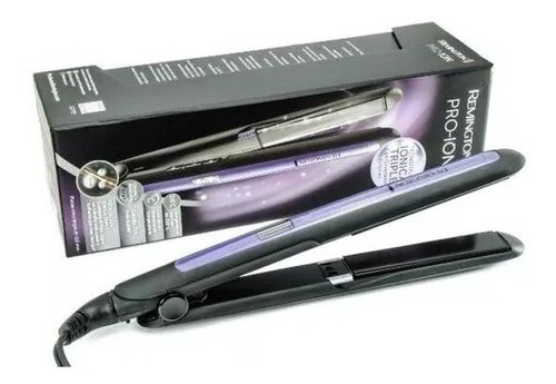 Plancha de cabello Remington Pro Ion Straight S7710 violeta y negra 110V/220V