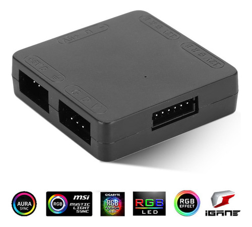 Aplicable A Convertidor Rgb Para Pc, 5 V, 3 Pines, Argb,