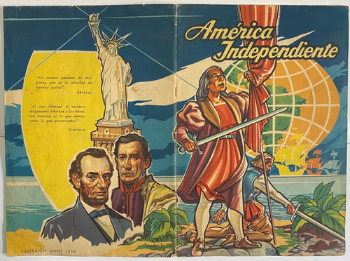 Álbum Antiguo De Figuritas, América Independiente, 1959, Ca1