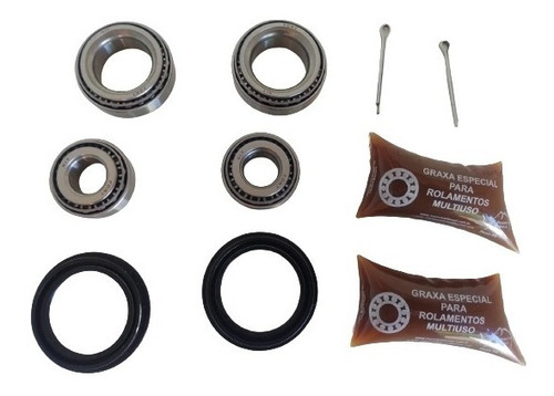 Imagem 6 de 8 de Par Kit De Rolamento Roda Traseira Classic 1.6 8/16v 2002...