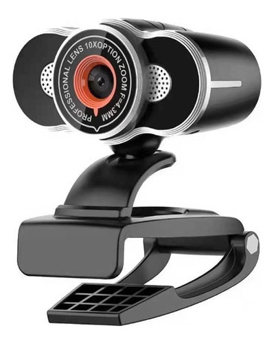 Webcam Usb Con Micrófono Para Teletrabajo Y Videoconferencia