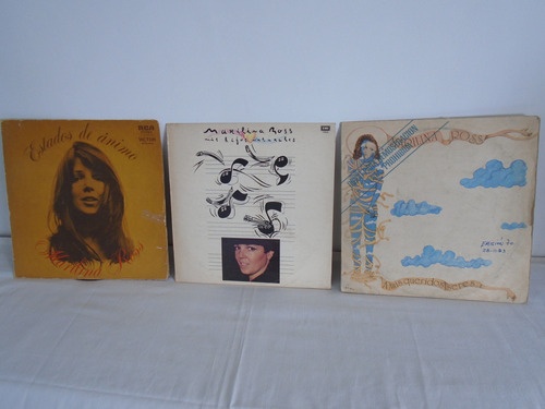 Lote De 3 Discos De Vinilo De Marilina Ross