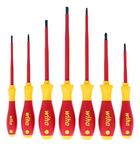 Wiha | Juego De Destornilladores Softfinish Aislados De 7