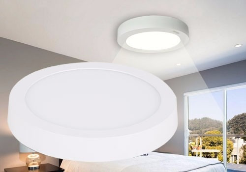 Lampara Led Panel 6w Sobreponer Superficial - 4.5$ Al Mayor