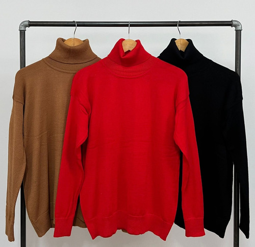 Sweater Polera Box Bremer - Talle M A Xl