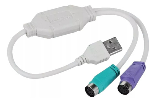  Cable Adaptador Usb A Ps/2 Convertidor Teclado Mouse Pc Usb