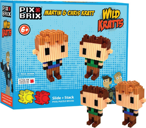 Pix Brix - Kit De Arte De Píxeles De Kratts Salvajes - Figur