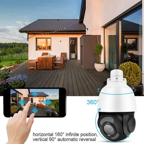 A Câmera Cctv Dome Super Hd De 5 Mp, Zoom Óptico De 30x, 4