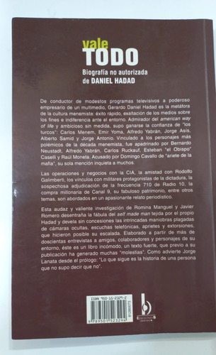 Vale Todo - Daniel Hadad (Usado)