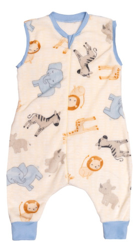 Pijama Sleeping Bag Para Bebe Niño Junglita Talla 1-2 Y 3-4