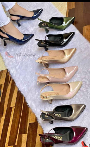 Stilletos Zapatos Para Mujer Charol Varios Colores Tallas 