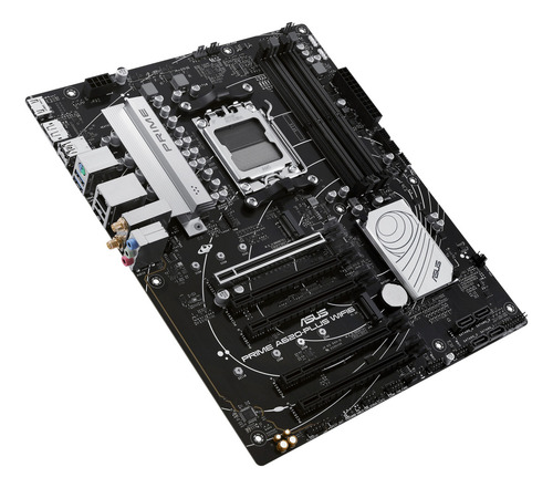 Placa-mãe Asus Prime A620-plus Wifi6 Ddr5 Am5 Pcie 4.0 cor preta