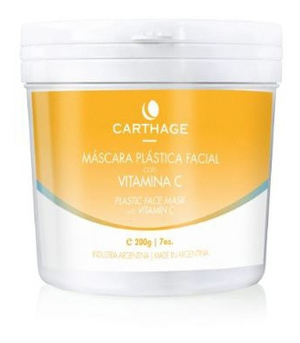 Mascara Plastica Facial Con Vitamina C Carthage 200gr Caba