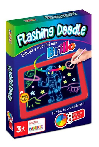 Flashing Doodle Pizarra Led Infantil Luminosa 2306 Magnific