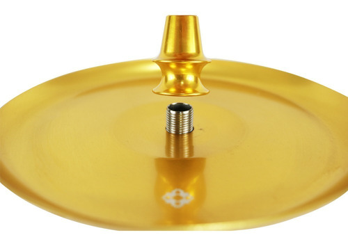 Imagem 2 de 5 de Narguile Completo Amazon Hookah Future Médio- Gold/boticcino