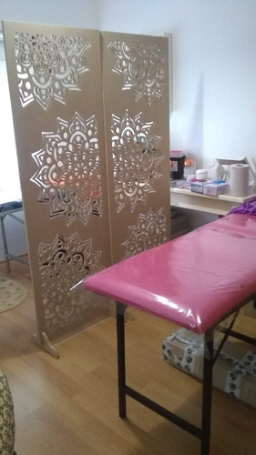 Imagen 6 de 9 de Divisor De Ambientes Panel Calado 60 Cm X 1,80 M Mdf 15 Mm